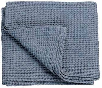 Vandyck Bedsprei wafeldeken HOME 71 Faded Denim(blauw )