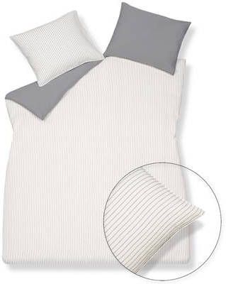 Vandyck Dekbedovertrek PURE 28 Grey 200x220 cm(linnen/katoen )