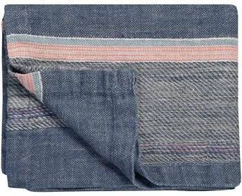 Vandyck PURE 35 plaid/sprei 180x260 cm Faded Denim 184(linnen )