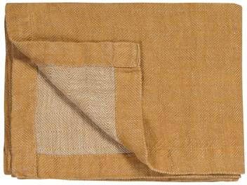Vandyck PURE 52 plaid/sprei 160x250 cm Sandy Gold(linnen )