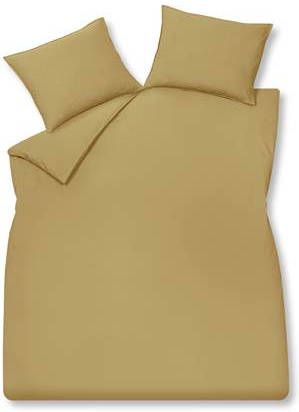 Vandyck WASHED COTTON dekbedovertrek 140x220 cm Honey Gold(katoen )
