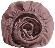 Yumeko hoeslaken katoen satijn blush rose 90x200x30