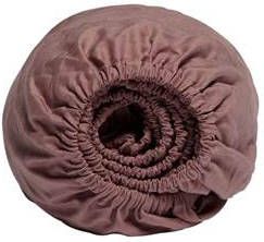 Yumeko hoeslaken katoen tencel™ blush rose 180x210x30