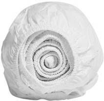 Yumeko hoeslaken percal pure white 80x200x30