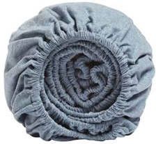 Yumeko hoeslaken velvet flanel light grey 180x220x30