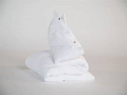 Yumeko kinderdekbedovertrek jersey pure white 120x150