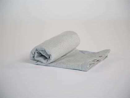 Yumeko kinderdekbedovertrek jersey white grey 100x135