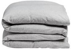 Yumeko kinderdekbedovertrek jersey white grey 120x150