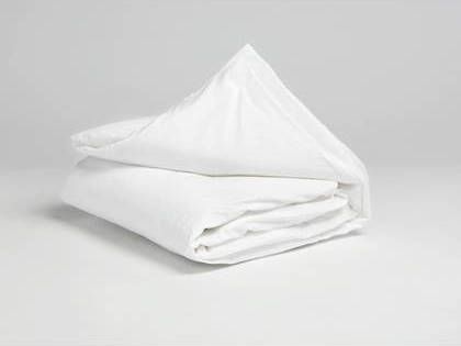 Yumeko kinderdekbedovertrek katoen satijn pure white 100x135