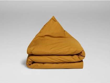 Yumeko kinderdekbedovertrek percal ochre yellow 120x150