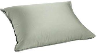 Yumeko kussensloop gewassen katoen satijn green 60x70