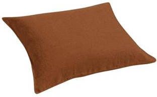 Yumeko kussensloop gewassen linnen almond brown 50x60