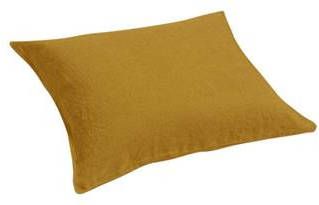 Yumeko kussensloop gewassen linnen narcissus 60x70