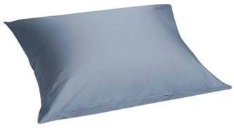 Yumeko kussensloop katoen satijn faded blue 60x70