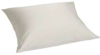 Yumeko kussensloop katoen satijn sandy grey 60x70