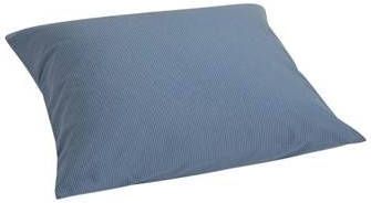 Yumeko kussensloop katoen tencel™ blue stripe 50x60