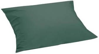 Yumeko kussensloop percal forest green 60x70