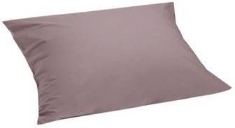 Yumeko kussensloop percal mauve 60x70
