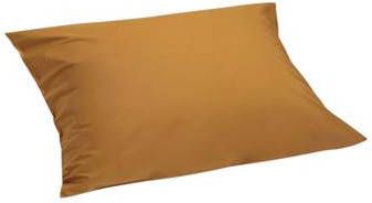 Yumeko kussensloop percal ochre yellow 50x60