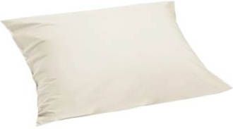 Yumeko kussensloop percal white sand 50x60
