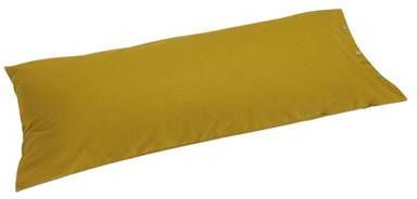 Yumeko kussensloop velvet flanel indian yellow 40x80
