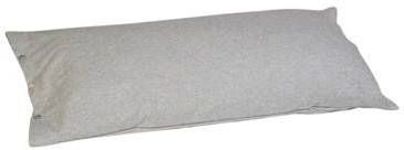 Yumeko kussensloop velvet flanel light grey 40x80