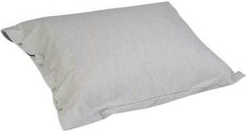 Yumeko kussensloop velvet flanel light grey 60x70