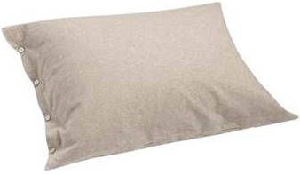 Yumeko kussensloop velvet flanel stone brown 60x70