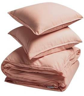 Yumeko overtrekset gewassen katoen satijn pink 200x220 + 2/60x70