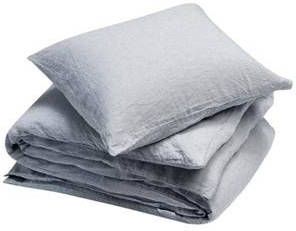 Yumeko overtrekset gewassen linnen blue chambray 140x220 + 1/60x70