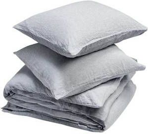 Yumeko overtrekset gewassen linnen blue chambray 200x220 + 2/60x70