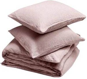 Yumeko overtrekset gewassen linnen rose chambray 200x220 + 2/60x70