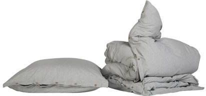 Yumeko overtrekset jersey white grey 140x220 + 1/60x70