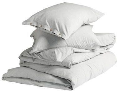 Yumeko overtrekset jersey white grey 200x220 + 2/60x70