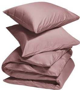 Yumeko overtrekset katoen satijn blush rose 240x220 + 2/60x70