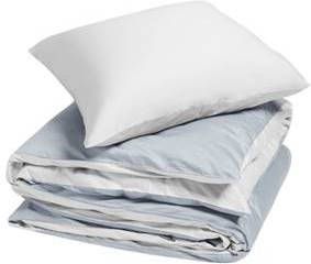 Yumeko Double Face dekbedovertrekset van biologisch katoensatijn 300TC inclusief kussenslopen