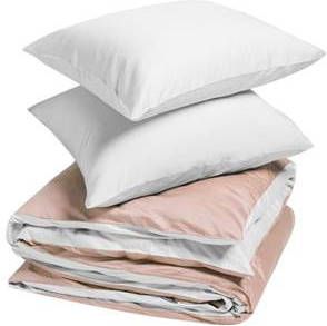 Yumeko Double Face dekbedovertrekset van biologisch katoensatijn 300TC inclusief kussenslopen