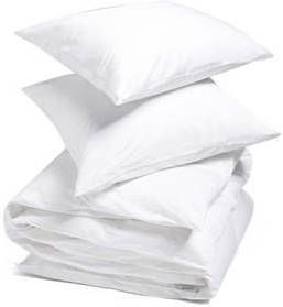 Yumeko overtrekset katoen satijn pure white 260x220 + 2/60x70