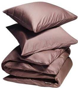 Yumeko overtrekset katoen satijn rose brown 260x220 + 2/60x70