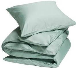 Yumeko overtrekset katoen satijn sea green 140x220 + 1/60x70
