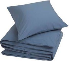 Yumeko overtrekset katoen tencel™ blue stripe 140x220 + 1/60x70