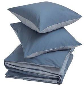 Yumeko overtrekset katoen tencel™ double face blue stripe/blue