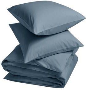 Yumeko overtrekset katoen tencel™ mid blue 200x220 + 2/60x70