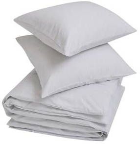 Yumeko overtrekset katoen tencel™ white stripe 240x220 + 2/60x70