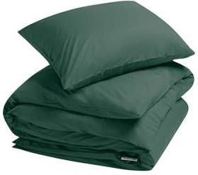 Yumeko overtrekset percal forest green 140x220 + 1/60x70