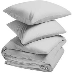 Yumeko overtrekset percal misty grey 240x220 + 2/60x70