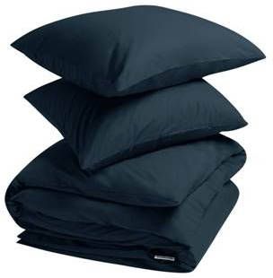 Yumeko overtrekset percal navy 240x220 + 2/60x70