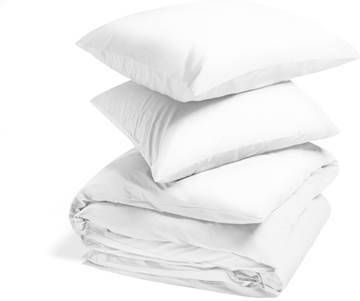 Yumeko overtrekset percal pure white 200x220 + 2/60x70