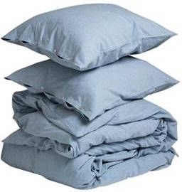 Yumeko overtrekset velvet flanel light blue 200x220 + 2/60x70