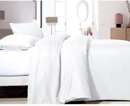 Zensation Dekbedovertrek Basic Chique Geblokt Patroon Wit Lits jimeaux 240 X 220 Cm + 2 Slopen